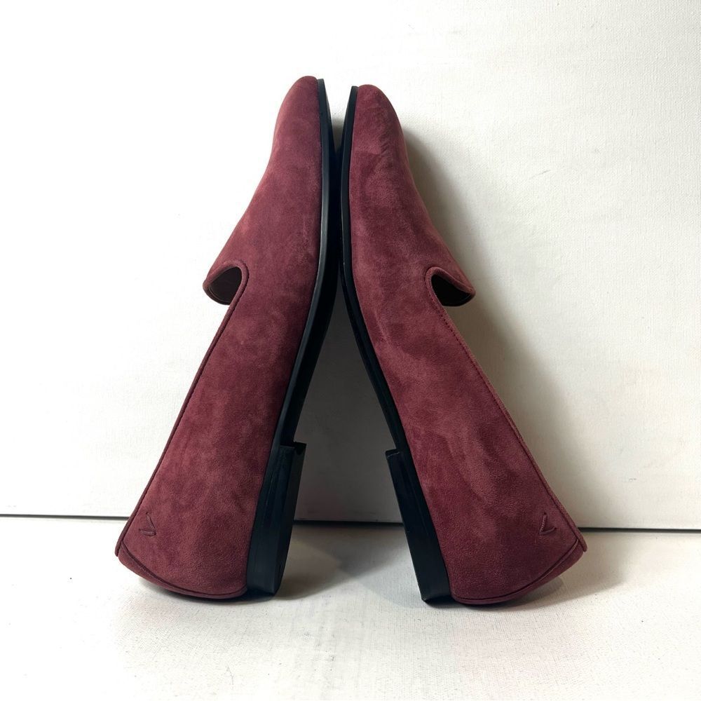 Vionic Wine Suede Slip-On Loafers - Picture 4 of 8